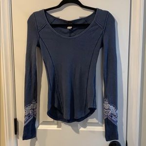 Free people thermal with cuffs